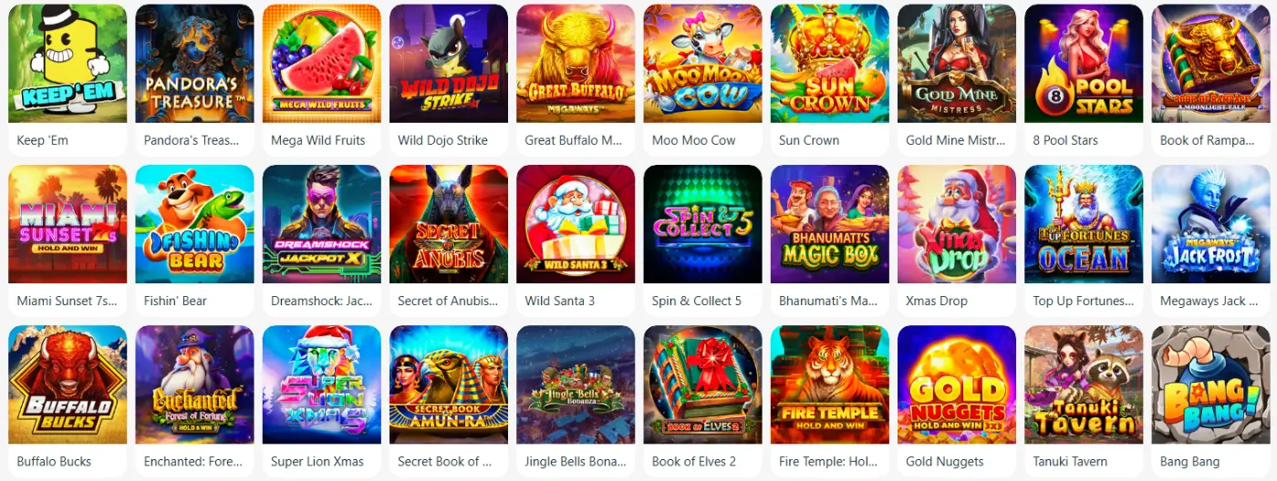 RedSlot Casino Spielebibliothek